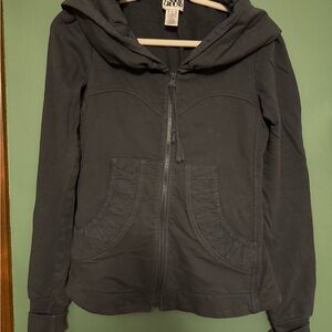 Prairie Underground Cloaked Hoodie Short - Gray/Small